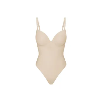 SKIMS SS25 ULTIMATE BODY PUSH UP THONG BODYSUIT Bodysuits Women's SAND/Sand