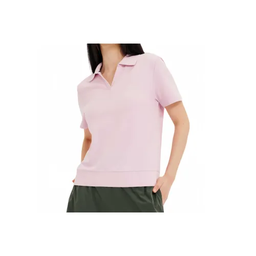 AIGLE Polo Shirt Women's Scented Light Pink