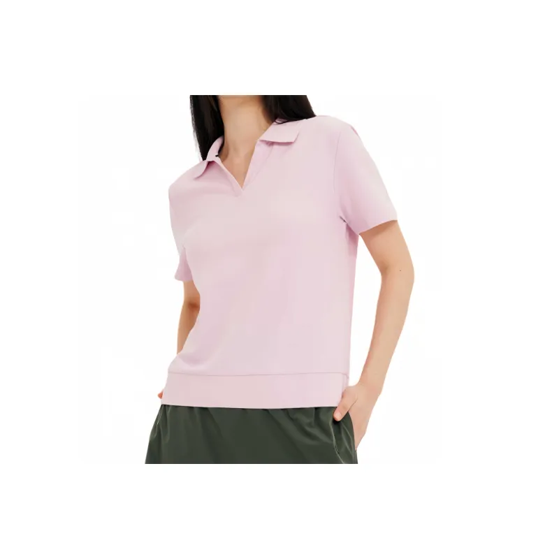AIGLE Polo Shirt Women's Scented Light Pink-0
