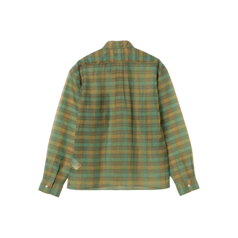 Beams Shirts Men Olive Green-1