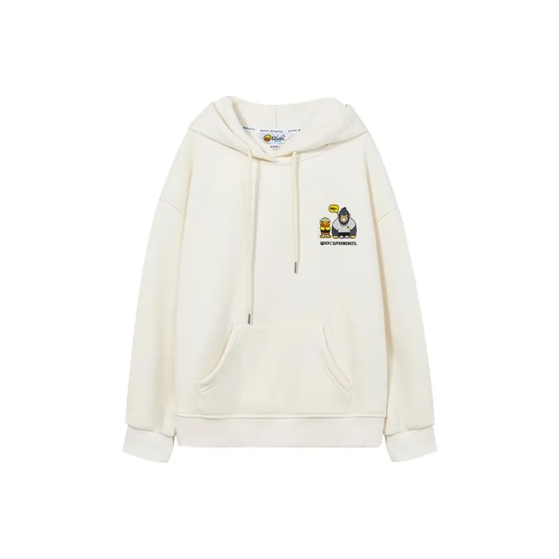 B.Duck Sweatshirts Women's Ecru Fleece Lined-0