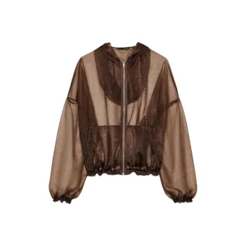 ZARA Jackets & Coats Women's Brown