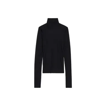 Balenciaga Bb Garderobe Fitted Turtleneck Sweater