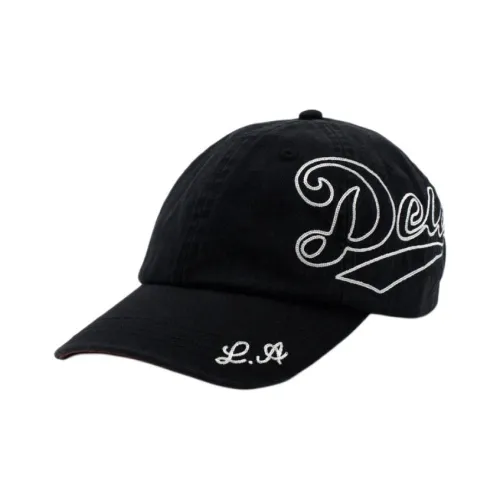 Deus Ex Machina Cotton Baseball Caps Unisex Black