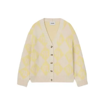 NANUSHKA Knitwear Women's Cream/Yellow Jacquard