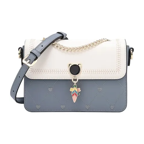 COOGI Cow Leather Handbag Shoulder Bag Crossbody Bag Medium Size Women's Multicolor