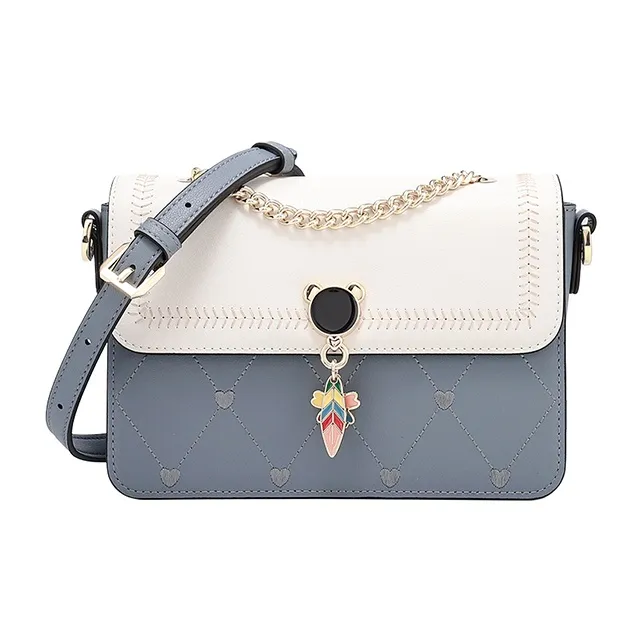 COOGI Cow Leather Handbag Shoulder Bag Crossbody Bag Medium Size Women's Multicolor-13
