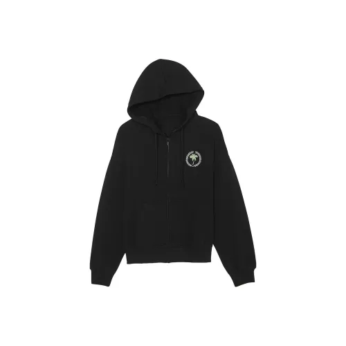 Victoria's Secret PINK IVY FLEECE FULL-ZIP HOODIE/BH Jackets Coats Women's Beverly Hills Pure Black