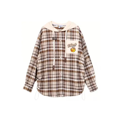 B.Duck Shirt Women's Brown island