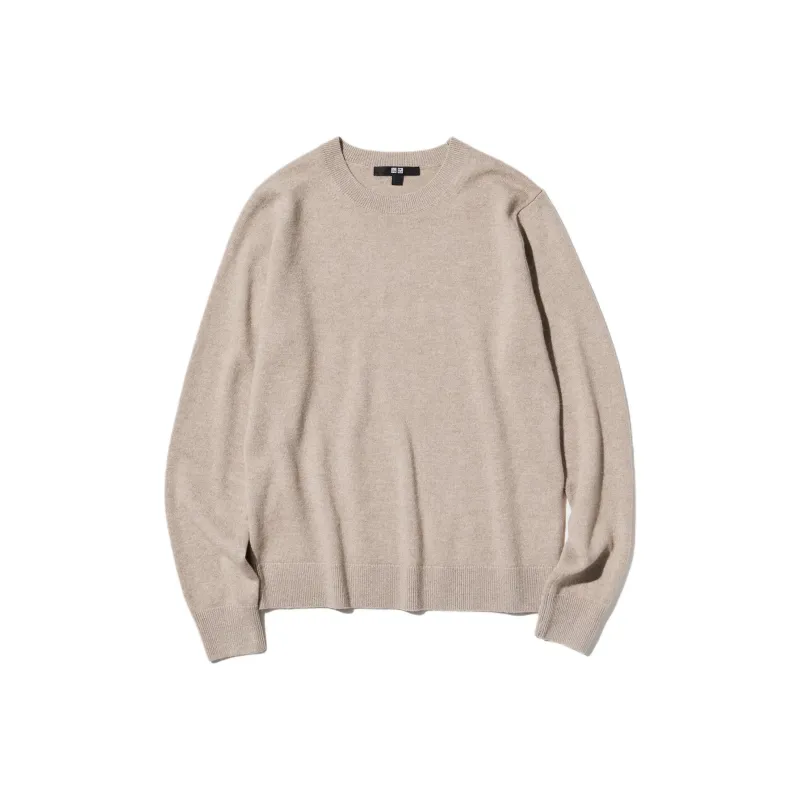 UNIQLO Cashmere Sweater Women's Light Khaki-0