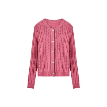 XIANGYING Knitwear Women's Barbie Pink