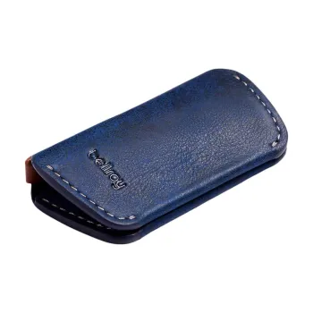 BELLROY Cow Leather Key Pouch Unisex Deep Sea Blue