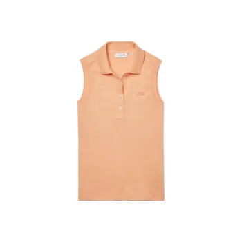 LACOSTE Polo Shirt Women's Light Orange