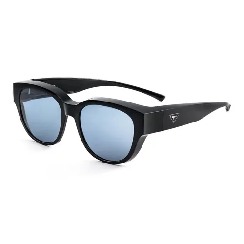 Sagawa Plate Frame TR/Memory Plastic Square Sunglasses Unisex