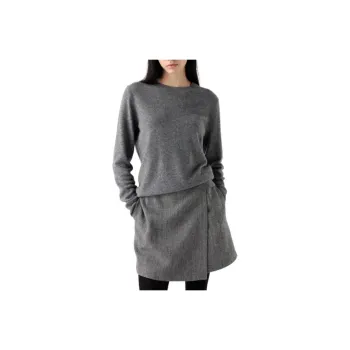 UNIQLO Cashmere Sweater Women's Asphalt Gray