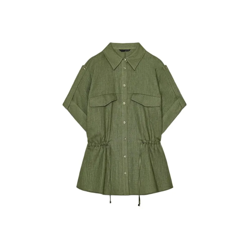 ZARA Shirts Women's Khaki-0
