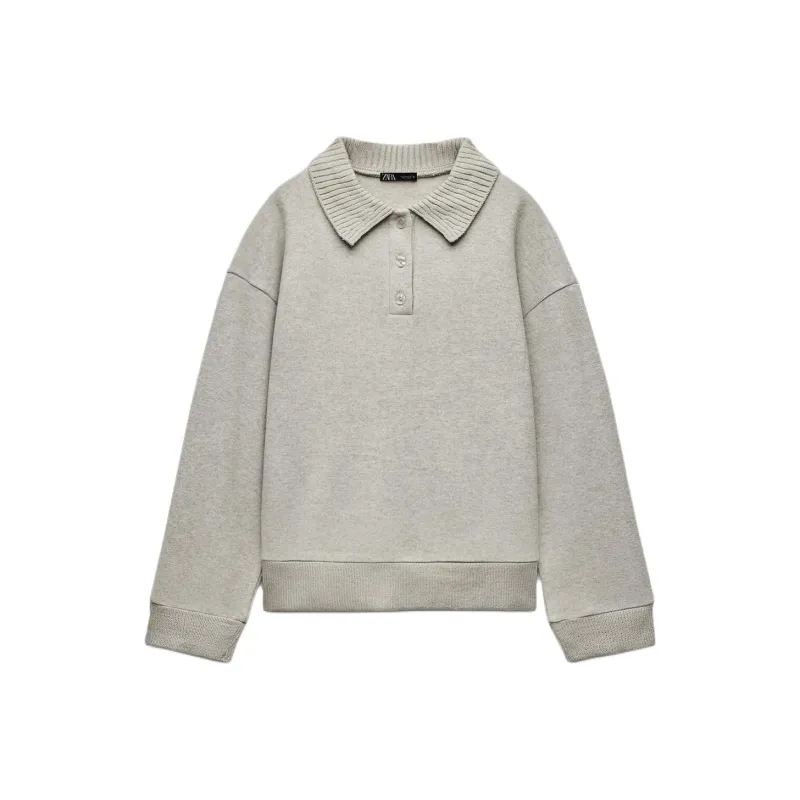 ZARA Sweatshirts Women's Beige-0