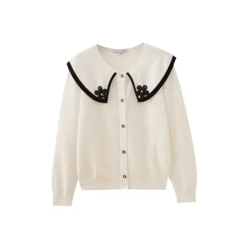 SHUIYUNJIAN Knitwear Women's Beige Apricot
