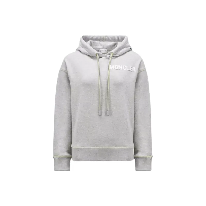 Moncler Logo embroidered Cotton Hoodie-0