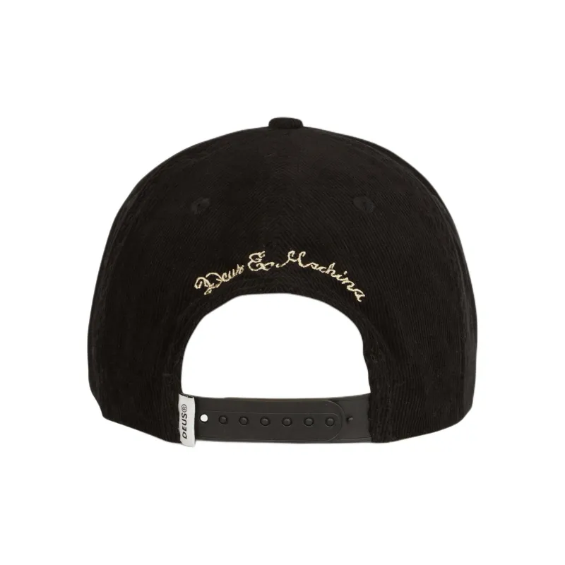 Deus Ex Machina Cotton Baseball Caps Men's Black-1