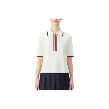 THOM BROWNE RWB stripe Virgin Wool Dress