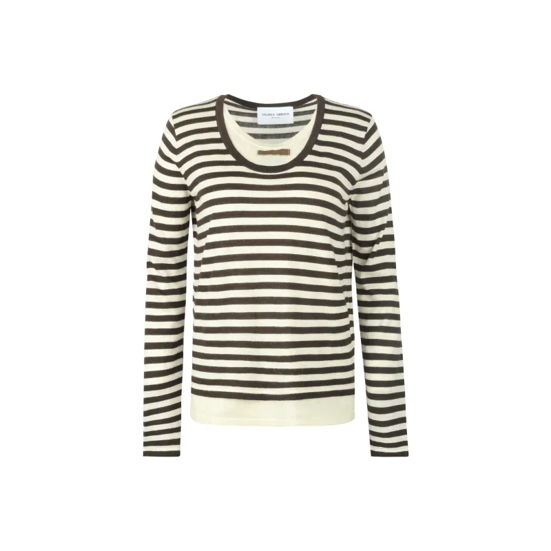 Valeria Obbaco Knitwear Women's Brown-0