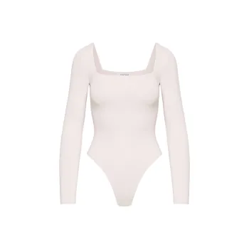 ARITZIA Contour Squareneck Longsleeve Bodysuit Bodysuits Women's Shy Pink/Hai Shuo Pink