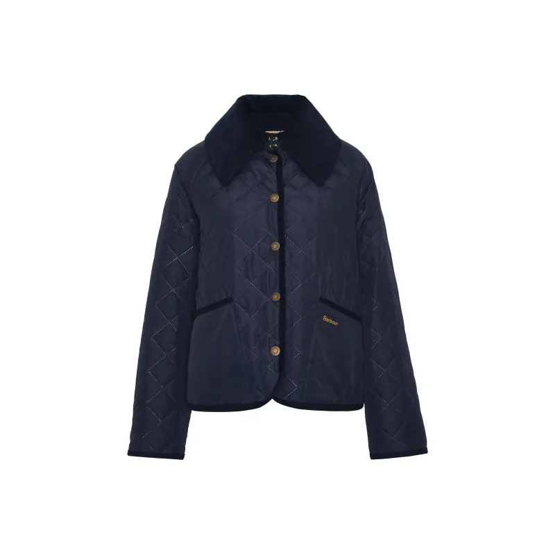 BARBOUR Gosford Quilted Jacket Jackets Coats Women's Marine Blue-0