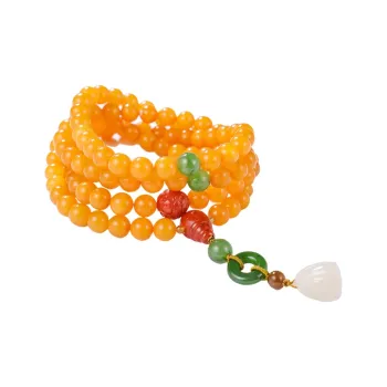 S&A Amber Beeswax Bracelets Women's