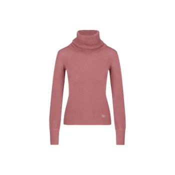 Valentino Logo Plaque Turtleneck Jumper