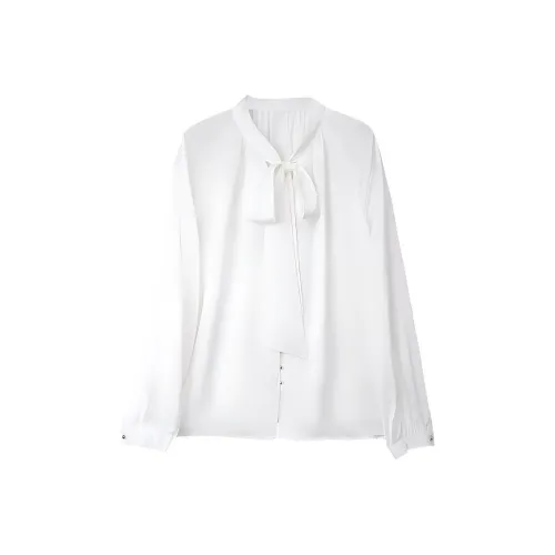 The Plums Are Cooked 2025 Spring Shirt Women's White