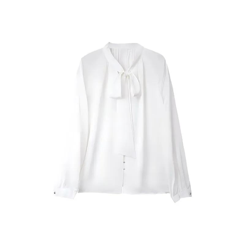 The Plums Are Cooked 2025 Spring Shirt Women's White-0