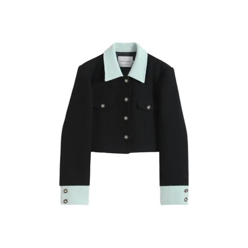 VEGA CHANG Jackets Women's Sea Salt Black