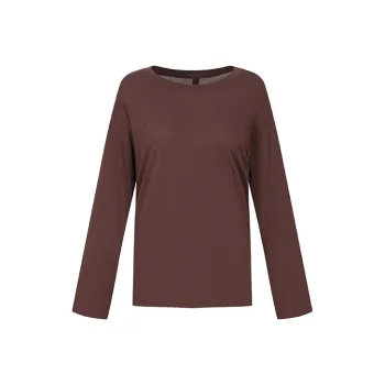 URBAN REVIVO T Shirt Women's Dark Red Brown