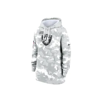 Nike Las Vegas Raiders Salute To Service Primary Edge Club Women's Nike Nfl Pullover Hoodie