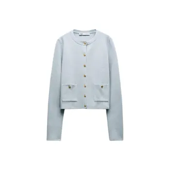 ZARA Jackets Coats Women's Blue
