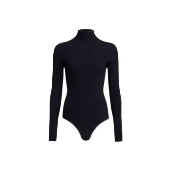 Alaia Ribbed Knitted Bodysuit