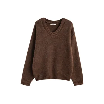 Tonlion Knitwear Women's Coffee