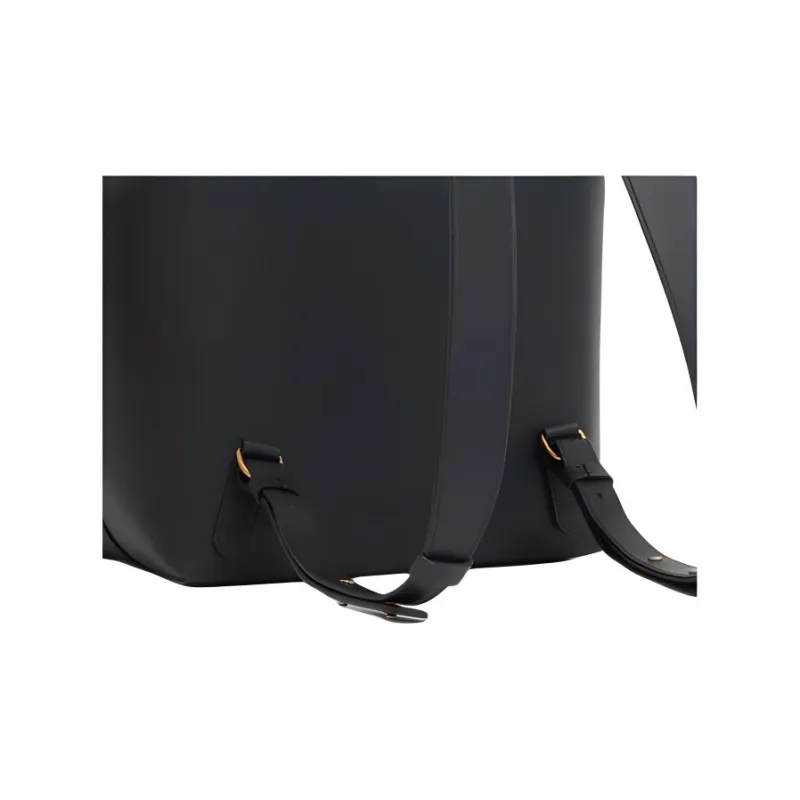 MANSUR GAVRIEL Leather Backpack Women's Black & Red-4