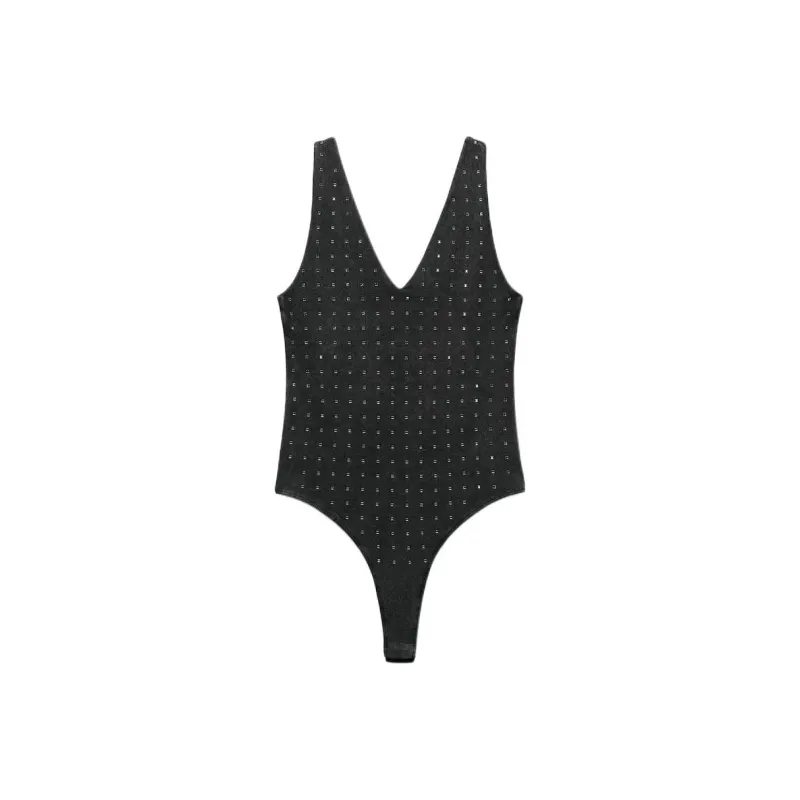 ZARA Bodysuits Women's Coal Gray-0