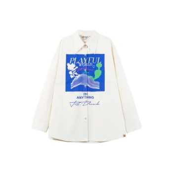 B.Duck Shirts Women's White