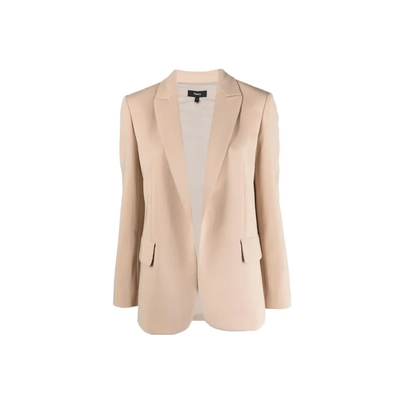 THEORY Single breasted Crepe Blazer-0