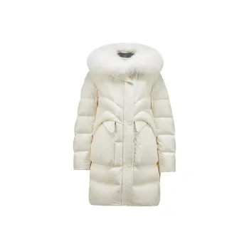 XIANGYING Down Jacket Women's Beige