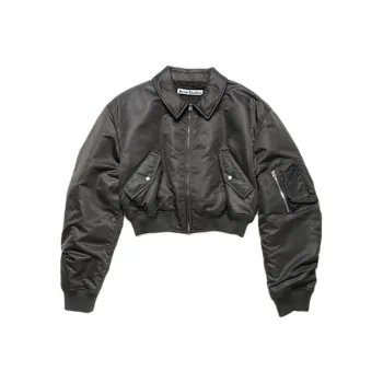 Acne Studios Cropped Zip-Up Jacket