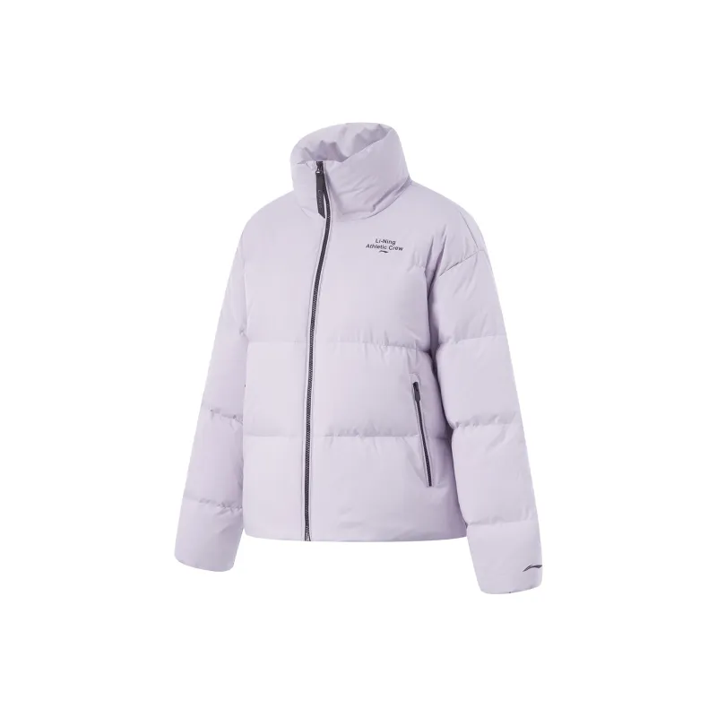 LiNing Fondue Down Series Down Jacket Women's Sea Salt Purple-0