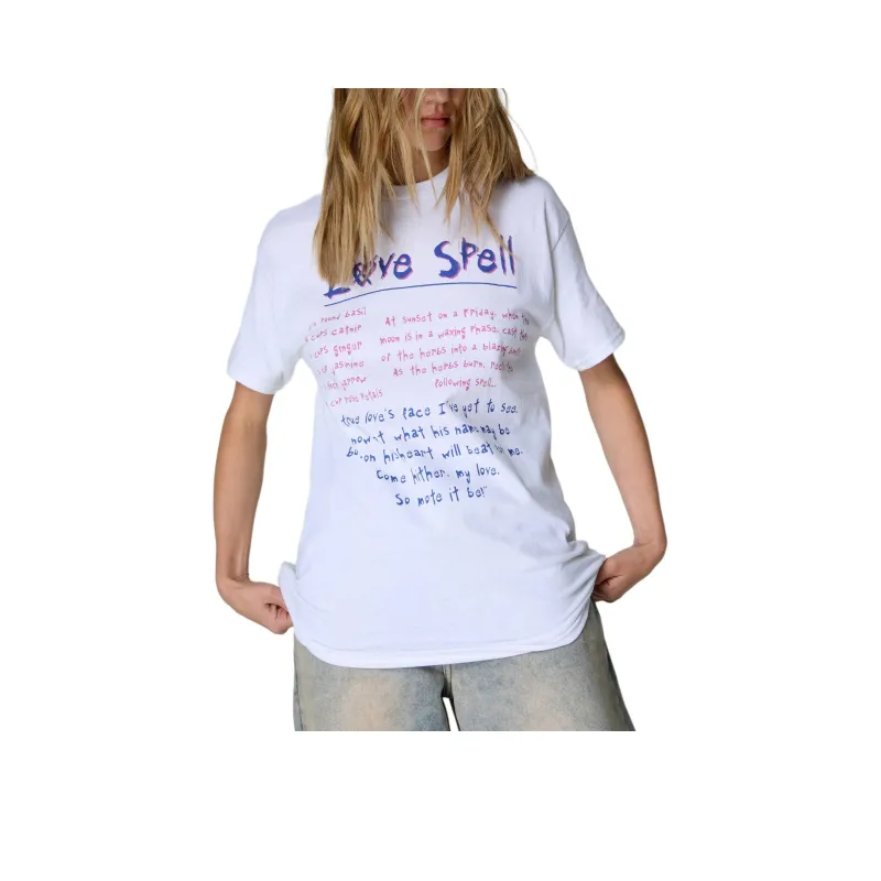 NASTY GAL T-Shirt Women's White-0