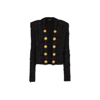 BALMAIN Edge To Edge Tweed Jacket