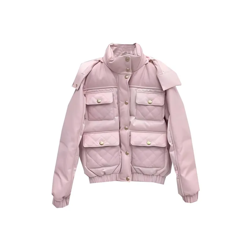 CHANEL FW22 Jackets Coats Women's Pink-0