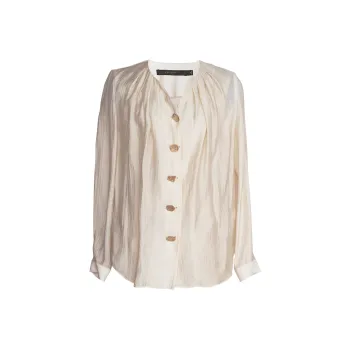 ROEYSHOUSE Shirt Women's Apricot