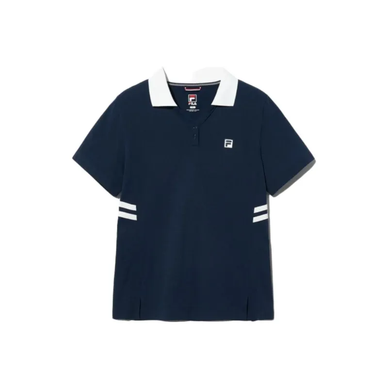 FILA Polo Shirt Women's Dark Marine Blue-0